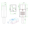 Hot sales 10A 250V JEC JA-2261 AC Power Assembly  Plug Adapter plugs adaptor